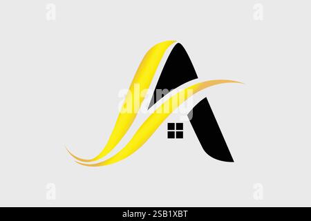 Un design de logo pour l'immobilier professionnel et unique Illustration de Vecteur
