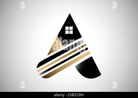 Un design de logo pour l'immobilier professionnel et unique Illustration de Vecteur