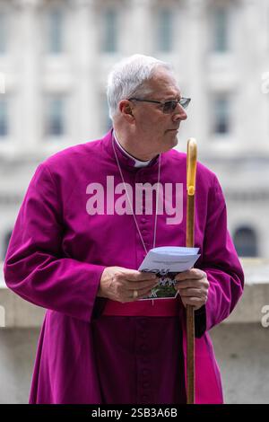 Londres, Royaume-Uni - 3 juin 2024 : Mgr Christopher Chessun lors de la cérémonie de commémoration du 7ème anniversaire de l'attaque terroriste du pont de Londres, i. Banque D'Images