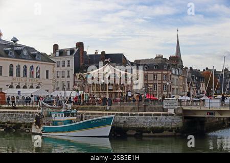 Quai de la quarantaine, Honfleur Banque D'Images