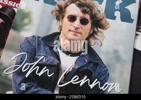 Music Magazine couvre avec John Lennon et divers artistes Banque D'Images