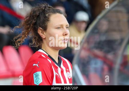 Eindhoven, pays-Bas. 1er février 2025. Eindhoven, pays-Bas, 1er février 2025 : Fenna Kalma (29 PSV) entre en jeu lors du match de football Azerion Vrouwen Eredivisie entre PSV et Twente au de Herdgang à Eindhoven, pays-Bas. (Leiting Gao/SPP) crédit : photo de presse sportive SPP. /Alamy Live News Banque D'Images