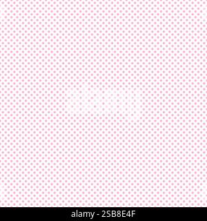 Motif à pois roses et blancs sans couture pour la Saint-Valentin. Petite échelle. 12x12 pouces jpeg. Utilisez pour les cartes, l'impression, les affiches, la marque, etc Banque D'Images