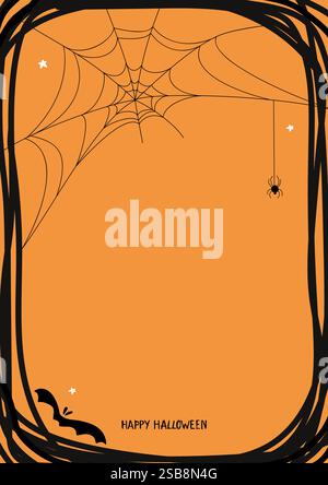 Ensemble vectoriel de bannières d'art pour Halloween. Illustration de Vecteur