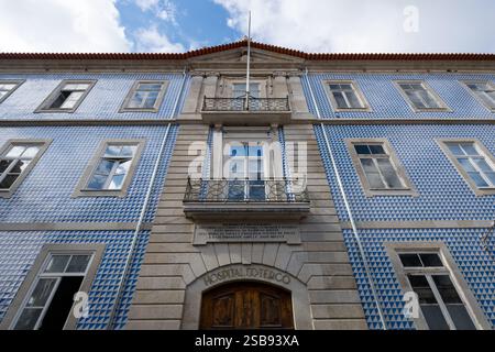 Hôpital du Rosaire (Hospital do Terco) aussi appelé Hôpital de l'ordre du troisième (Hospital da Irmandade do Terco e Caridade) dans la ville de Porto, P Banque D'Images
