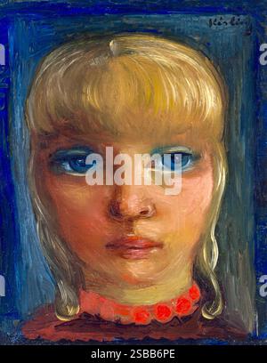 Moïse Kisling (peintre polonais-français) - Portrait - 1951 Banque D'Images