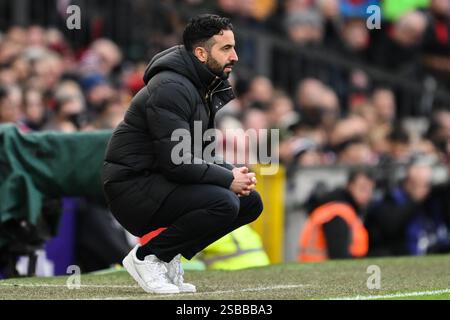 Manchester, Royaume-Uni. 02 février 2025. Ruben Amorim Manager de Manchester United lors du match de premier League Manchester United vs Crystal Palace à Old Trafford, Manchester, Royaume-Uni, le 2 février 2025 (photo par Craig Thomas/News images) à Manchester, Royaume-Uni le 2/2/2025. (Photo de Craig Thomas/News images/SIPA USA) crédit : SIPA USA/Alamy Live News Banque D'Images