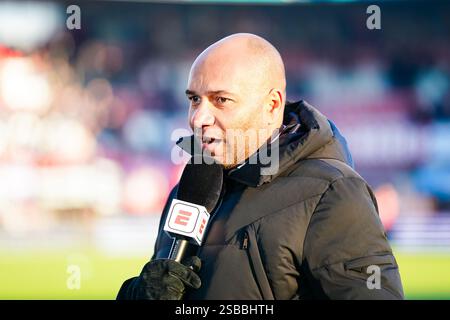 Rotterdam, pays-Bas. 2 février 2025. Rotterdam - Sinclair Bischop lors de la vingt et unième manche de compétition de la saison Eredivisie 2024/2025. Le match se déroule entre le Sparta Rotterdam et le FC Groningen au Het Kasteel le 2 février 2025 à Rotterdam, aux pays-Bas. (VK Sportphoto/Danny de Groot) crédit : Parallax Pictures/Alamy Live News Banque D'Images