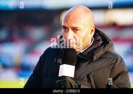 Rotterdam, pays-Bas. 2 février 2025. Rotterdam - Sinclair Bischop lors de la vingt et unième manche de compétition de la saison Eredivisie 2024/2025. Le match se déroule entre le Sparta Rotterdam et le FC Groningen au Het Kasteel le 2 février 2025 à Rotterdam, aux pays-Bas. (VK Sportphoto/Danny de Groot) crédit : Parallax Pictures/Alamy Live News Banque D'Images