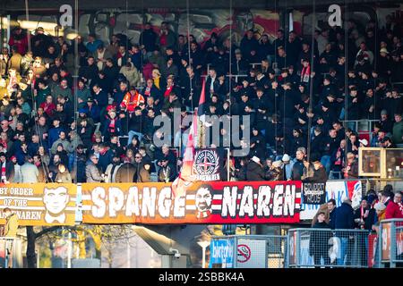 Rotterdam, pays-Bas. 2 février 2025. Rotterdam - Spangenaren lors de la vingt et unième manche de compétition de la saison Eredivisie 2024/2025. Le match se déroule entre le Sparta Rotterdam et le FC Groningen au Het Kasteel le 2 février 2025 à Rotterdam, aux pays-Bas. (VK Sportphoto/Danny de Groot) crédit : Parallax Pictures/Alamy Live News Banque D'Images