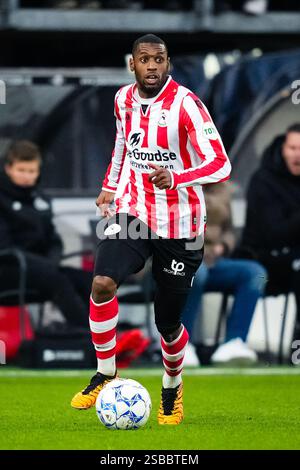 Rotterdam, pays-Bas. 2 février 2025. Rotterdam - a déclaré Bakiri du Sparta Rotterdam lors de la vingt et unième manche de compétition de la saison Eredivisie 2024/2025. Le match se déroule entre le Sparta Rotterdam et le FC Groningen au Het Kasteel le 2 février 2025 à Rotterdam, aux pays-Bas. (VK Sportphoto/Danny de Groot) crédit : Parallax Pictures/Alamy Live News Banque D'Images