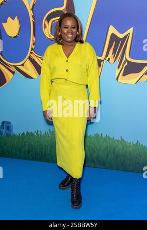Londres, Royaume-Uni. 02 février 2025. Charlene White assiste à la projection familiale de DreamWorks 'Dog Man' au vue Leicester Square à Londres. Crédit : SOPA images Limited/Alamy Live News Banque D'Images