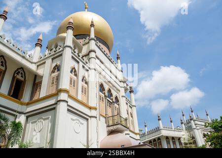 Mosquée du sultan à Kampong Glam, Singapour Banque D'Images