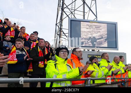 Deventer, pays-Bas. 02 février 2025. DEVENTER, Stadium Adelaarshorst, 02-02-2025, saison 2024/2025, Dutch Eredivisie Football pendant le match Go Ahead Eagles - Twente Herald Zieleman 52 minute crédit : Pro Shots/Alamy Live News Banque D'Images