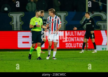 Tilburg, pays-Bas. 02 février 2025. TILBURG, 02-02-2025. Stade Koning Willem II. Eredivisie voetbal, saison, 2024/2025. Willem II - AZ. Crédit : Pro Shots/Alamy Live News Banque D'Images