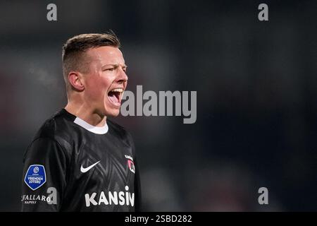 Tilburg, pays-Bas. 02 février 2025. TILBURG, PAYS-BAS - 2 FÉVRIER : Jordy Clasie d'AZ crie lors du match néerlandais Eredivisie entre Willem II et AZ Alkmaar au Koning Willem II Stadion le 2 février 2025 à Tilburg, pays-Bas. (Photo de Ed van de Pol/Orange Pictures) crédit : Orange pics BV/Alamy Live News Banque D'Images