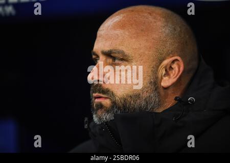 Barcelone, Espagne. 1er février 2025. Manolo GONZALEZ d'Espanyol Barcelone lors du championnat espagnol de la Liga match de football entre le RCD Espanyol et le Real Madrid CF le 1er février 2025 au stade RCDE de Barcelone, Espagne - photo Matthieu Mirville (Segio Ros)/DPPI crédit : DPPI Media/Alamy Live News Banque D'Images