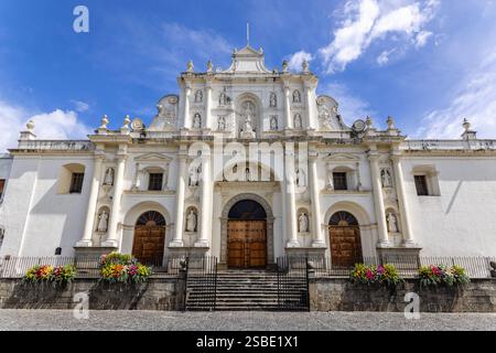 Cathédrale de San José à Central Park, Antigua, Guatemala Banque D'Images