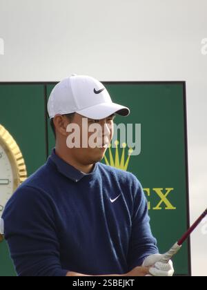 Pebble Beach, États-Unis. 02 février 2025. Pebble Beach, Californie, États-Unis - 2 février 2025 Tom Kim le dernier jour du parcours de golf AT&T Pebble Beach Pro-Am (PGA Tour signature golf event), Californie, États-Unis crédit : Motofoto/Alamy Live News Banque D'Images