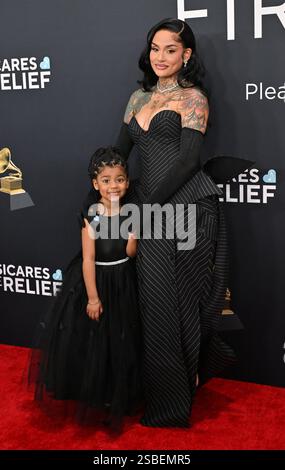 Los Angeles, États-Unis. 02 février 2025. Kehlani arrive à la 67e cérémonie annuelle des Grammy Awards qui a eu lieu au Crypto.com Arena le 2 février 2025 à Los Angeles, CA. © Lisa OConnor/AFF-USA.com crédit : AFF/Alamy Live News Banque D'Images