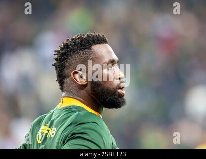 Siya Kolisi au championnat de rugby de Castle Lager à Mbombela, Nelspruit Banque D'Images