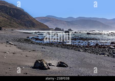 La plage de Mattole sur le manteau perdu en Californie Banque D'Images