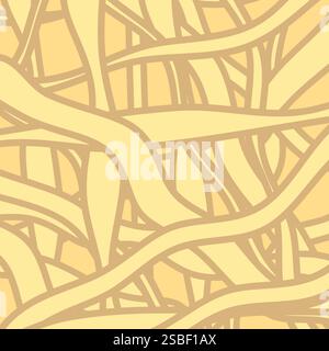 Fond dessiné à la main abstrait vectoriel pour la conception des médias sociaux Illustration de Vecteur