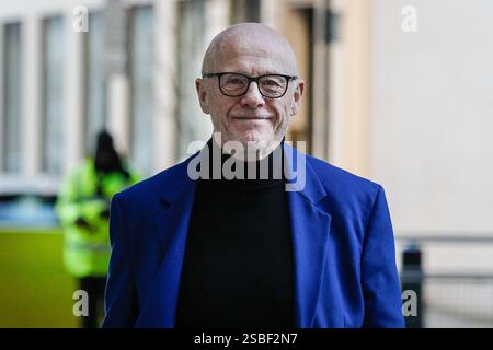 Londres, Royaume-Uni. 02 février 2025. John Caudwell, homme d'affaires britannique et entrepeneur, fondateur de Phones4You, est vu devant la BBC pour la tournée médiatique du dimanche matin. Crédit : Imageplotter/Alamy Live News Banque D'Images