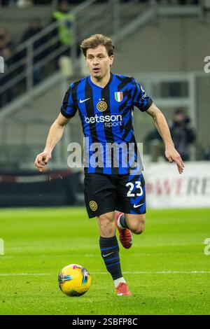 Milan, Italie. 02 février 2025. Barella Nicolò FC Internazionale pendant la série A match AC Milan vs FC Internazionale - Milan février 2 2025 crédit : Kines Milano/Alamy Live News Banque D'Images