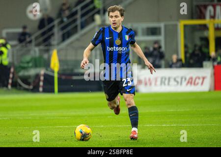 Milan, Italie. 02 février 2025. Barella Nicolò FC Internazionale pendant la série A match AC Milan vs FC Internazionale - Milan février 2 2025 crédit : Kines Milano/Alamy Live News Banque D'Images