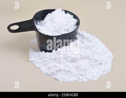 Le stéarate de zinc est un savon de zinc largement utilisé industriellement. Banque D'Images