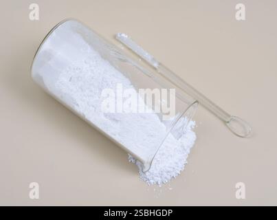 Le stéarate de zinc est un savon de zinc largement utilisé industriellement. Banque D'Images