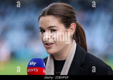 Manchester, Royaume-Uni. 02 février 2025. Joie Stadium, Manchester, Angleterre, 2 janvier 2025 : Jen Beattie avant le match de Super League féminin entre Manchester City et Arsenal au joie Stadium de Manchester, Angleterre. (Sean Chandler/SPP) crédit : photo de presse sportive SPP. /Alamy Live News Banque D'Images