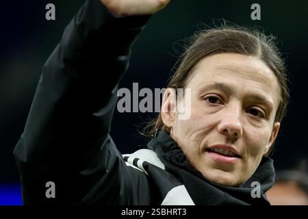 Londres, Royaume-Uni. 02 février 2025. Londres, Angleterre, 03 février 2025 : Rachel Williams (28 Manchester United) après le match de Super League féminin entre Tottenham Hotspur et Manchester United au Tottenham Hotspur Stadium à Londres, Angleterre. (Pedro Porru/SPP) crédit : SPP Sport Press photo. /Alamy Live News Banque D'Images