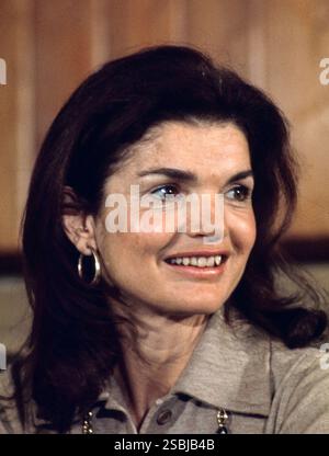 Jacqueline 'Jackie' Kennedy Onassis (1929-1994) a servi comme première dame des États-Unis de 1961 à 1963, en tant qu'épouse du président John F. Kennedy. Photographié par Bernard Gotfryd en 1978. Banque D'Images
