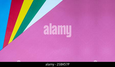 Ensemble de graphiques colorés faisant modèle de bannière avec espace de copie. Banque D'Images