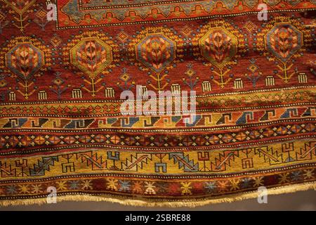 Carpettes artisanales en gros plan Banque D'Images