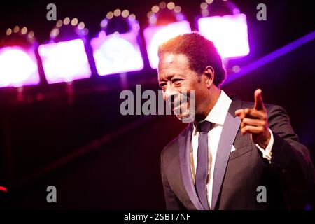 Clarke Peters se produit au Bristol International Jazz & Blues Festival 2015. Banque D'Images