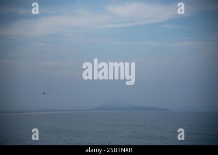 Plage de Gamboa sur la côte de Santa Catarina dans le sud du Brésil.. Banque D'Images