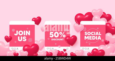 réduction de 50 %. Affiche de prix de l'offre de vente. Publication sur les réseaux sociaux. Vecteur Illustration de Vecteur