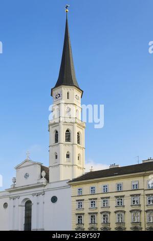 Église de Michael (Michaelerkirche) à Vienne. Autriche. Daugavpils, Lettonie, Europe Banque D'Images
