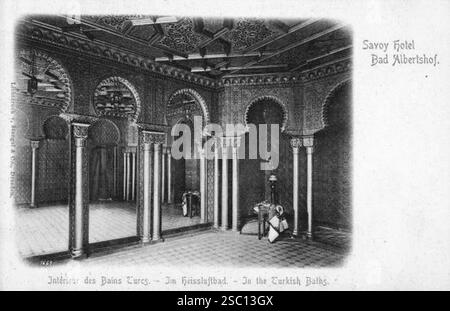 Hôtel Savoy 4 bella época Dresde. Banque D'Images