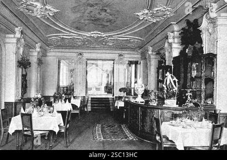 Hôtel Savoy bella época Dresde. Banque D'Images