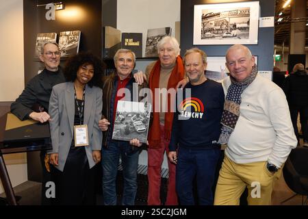 Paris, France. 04th Feb, 2025. Alain PERNOT, Angeline DURAND, Max MAMERS, Manou ZURINI, Fabrice CONNEN, François FLAMAND, portrait, lors du salon de l'automobile Retromobile 2025 à Paris Expo porte de Versailles, du 5 au 9 février 2025 à Paris, France - photo Frédéric le Floc'h/DPPI crédit : DPPI Media/Alamy Live News Banque D'Images