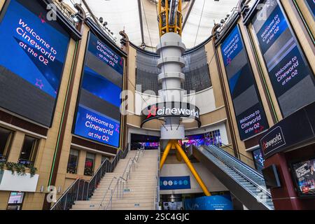 Cineworld à l'O2 Arena de Londres. Expérience cinéma moderne. Londres, Royaume-Uni, 29 juin 2023 Banque D'Images