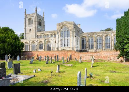 Collégiale Church of Holy Trinity ou Holy Trinity Collegiate Church Tattershall Lincolnshire Angleterre GB Europe Banque D'Images