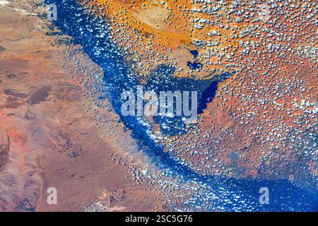 Amélioration numérique d'une image par la NASA. Banque D'Images