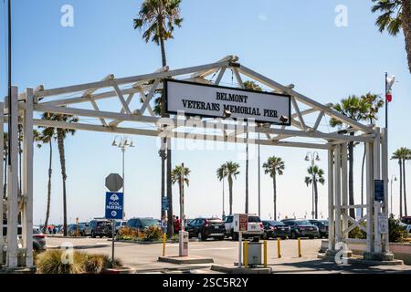 Belmont Veterans Memorial Pier à long Beach, CA États-Unis le 14 juillet 2019 Banque D'Images