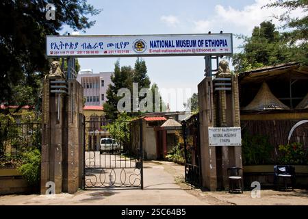 Musée archéologique national. Addis-Abeba. Éthiopie Banque D'Images