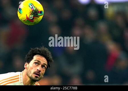 Milan, Italie. 05th Feb, 2025. Mats Julian Hummels lors du match de football de la Coupe d'Italie Frecciarossa entre l'AC Milan et Roma au stade San Siro de Milan, Italie du Nord - mercredi 5 février 2025 . Sport - Soccer . (Photo de Spada/LaPresse) crédit : LaPresse/Alamy Live News Banque D'Images